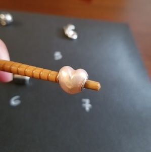 Pandora Pink Heart Charm
